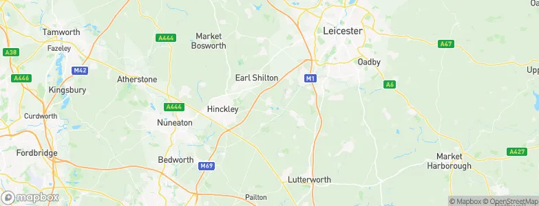 Stoney Stanton, United Kingdom Map