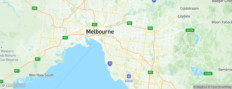 Stonnington, Australia Map