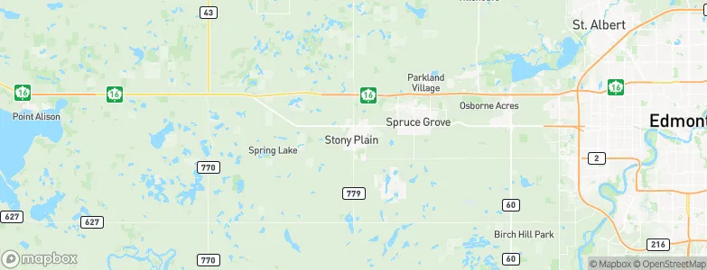Stony Plain, Canada Map