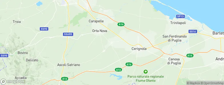 Stornara, Italy Map