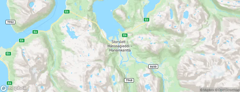 Storslett, Norway Map
