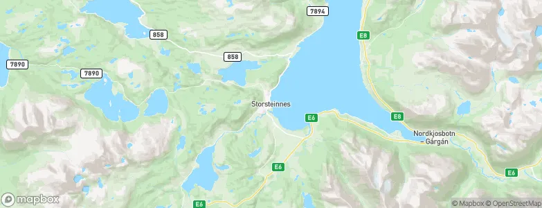 Storsteinnes, Norway Map