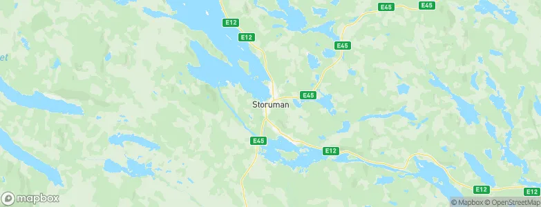 Storuman, Sweden Map