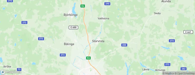 Storvreta, Sweden Map