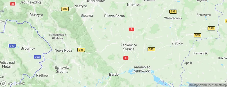 Stoszowice, Poland Map