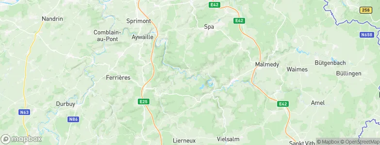 Stoumont, Belgium Map