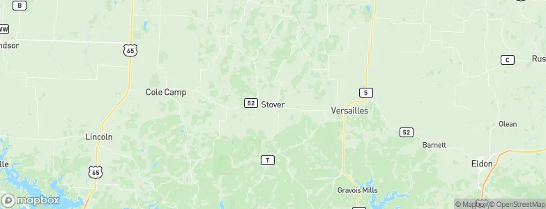 Stover, United States Map
