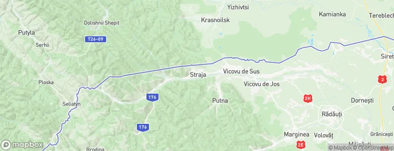 Straja, Romania Map