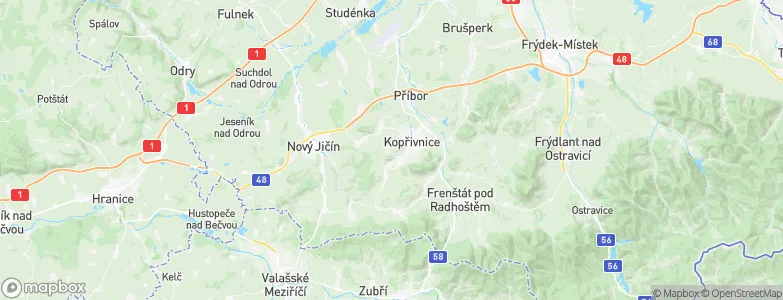 Štramberk, Czechia Map