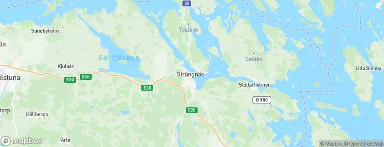 Strängnäs, Sweden Map