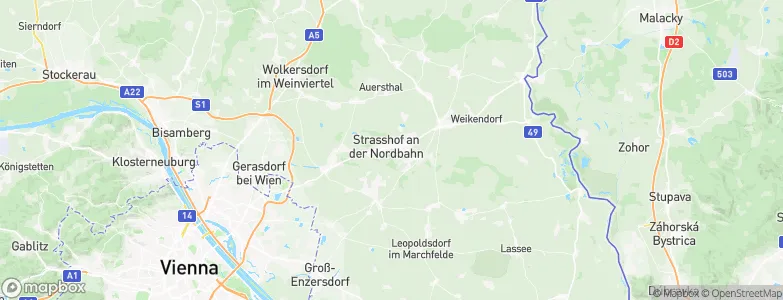 Strasshof an der Nordbahn, Austria Map