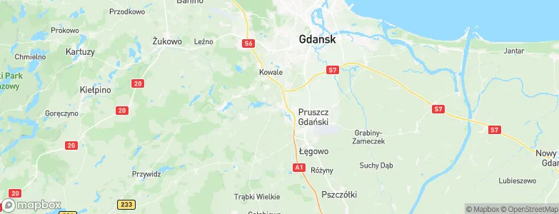 Straszyn, Poland Map