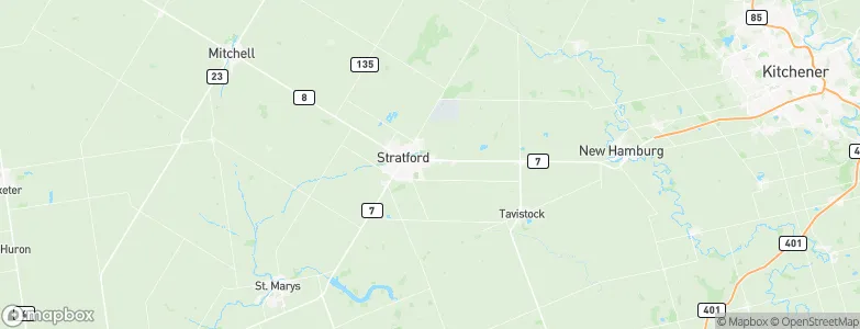 Stratford, Canada Map