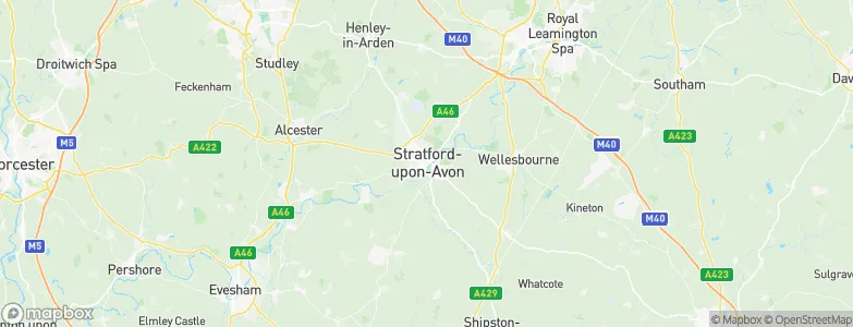 Stratford-upon-Avon, United Kingdom Map