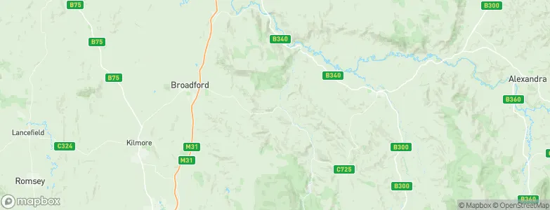 Strath Creek, Australia Map