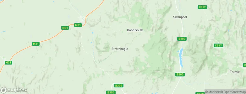 Strathbogie, Australia Map