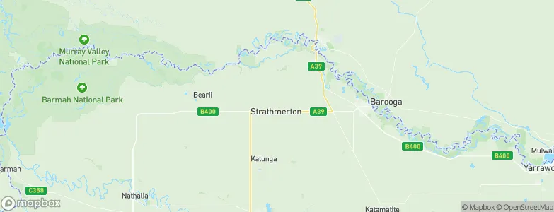Strathmerton, Australia Map