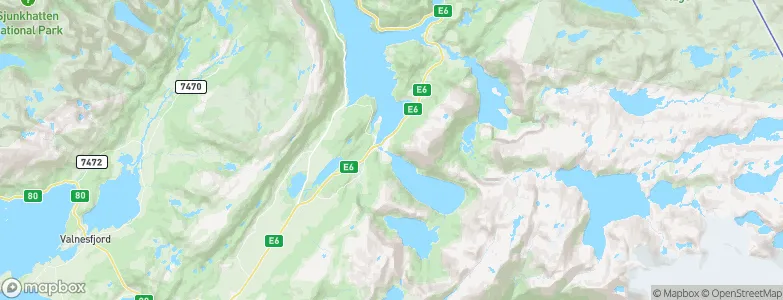 Straumen, Norway Map