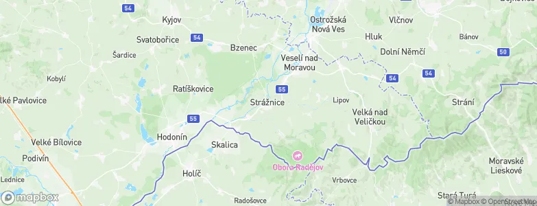 Strážnice, Czechia Map