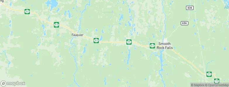 Strickland, Canada Map