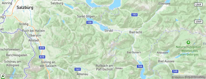 Strobl, Austria Map