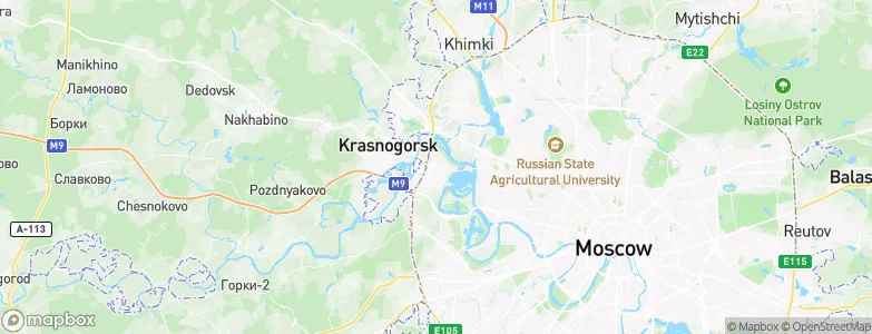 Strogino, Russia Map