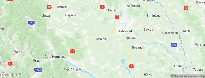 Stroiești, Romania Map