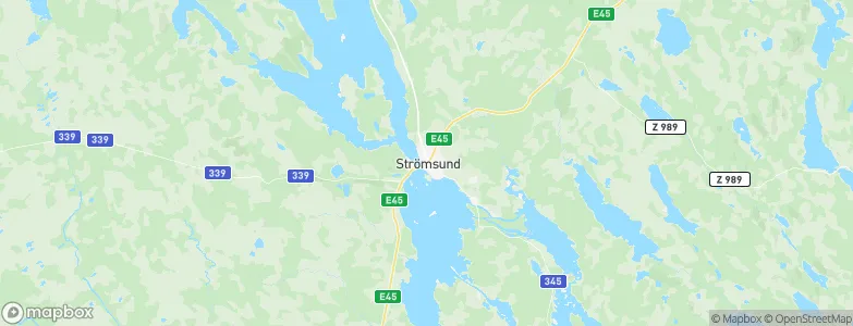 Strömsund, Sweden Map