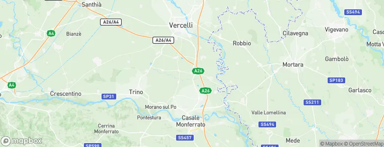 Stroppiana, Italy Map