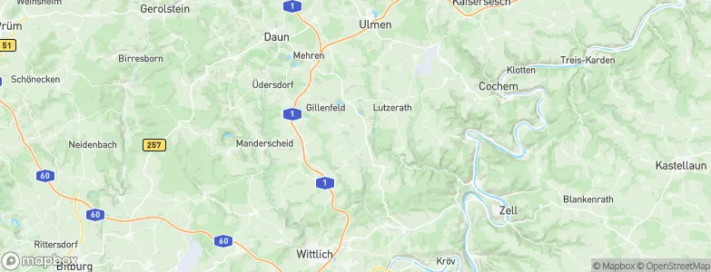 Strotzbüsch, Germany Map
