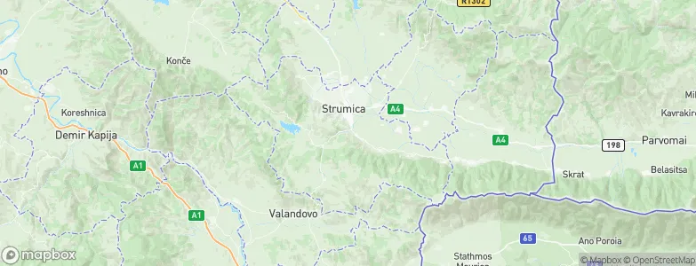 Strumica, Macedonia Map