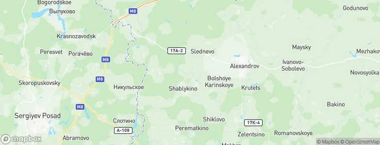 Strunino, Russia Map