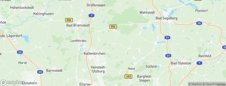 Struvenhütten, Germany Map