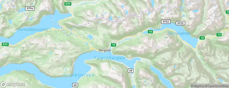 Stryn, Norway Map