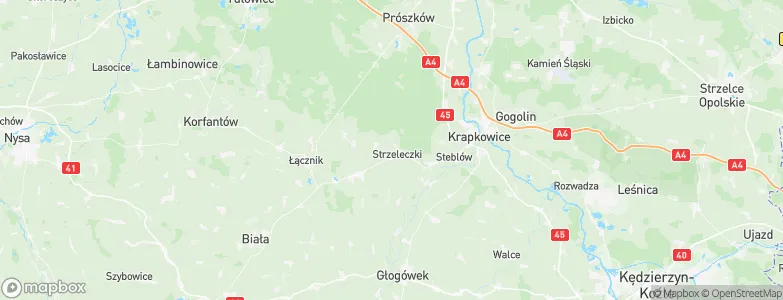 Strzeleczki, Poland Map