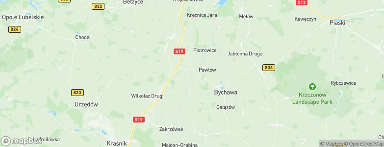Strzyżowice, Poland Map