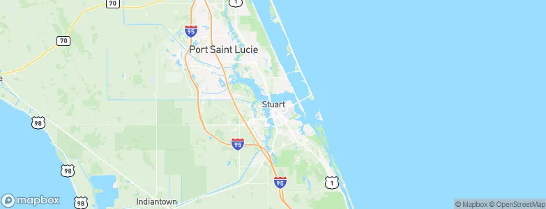 Stuart, United States Map