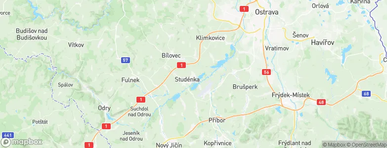 Studénka, Czechia Map