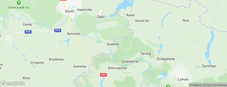 Studenok, Ukraine Map