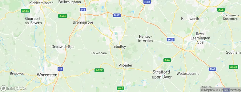 Studley, United Kingdom Map
