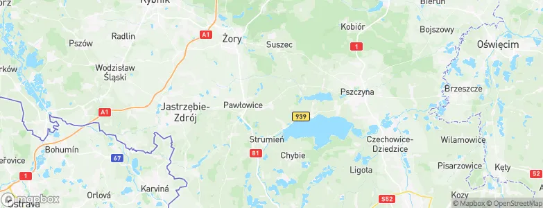 Studzionka, Poland Map