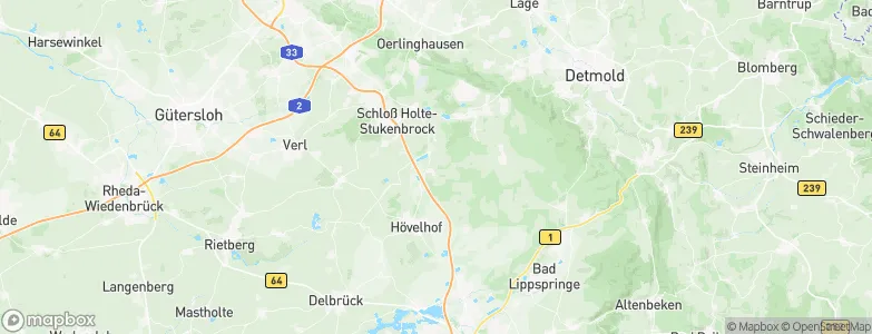 Stukenbrock-Senne, Germany Map