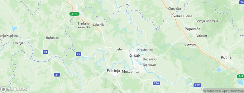 Stupno, Croatia Map