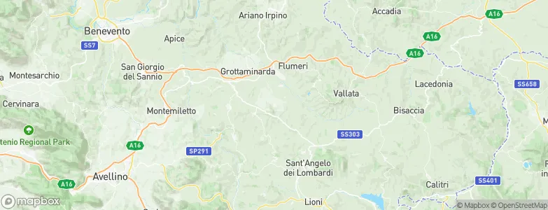 Sturno, Italy Map