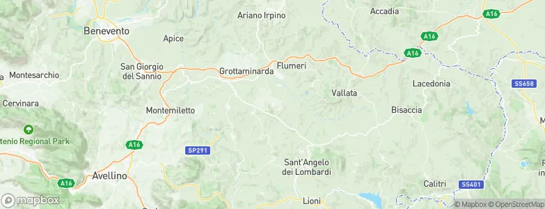 Sturno, Italy Map