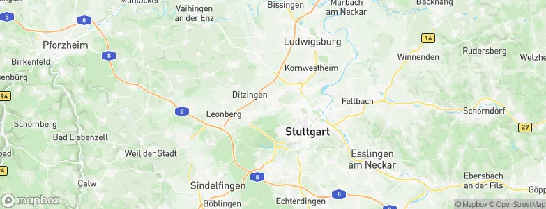 Stuttgart-Weilimdorf, Germany Map