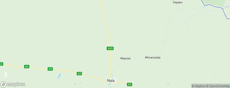 Sua, Botswana Map