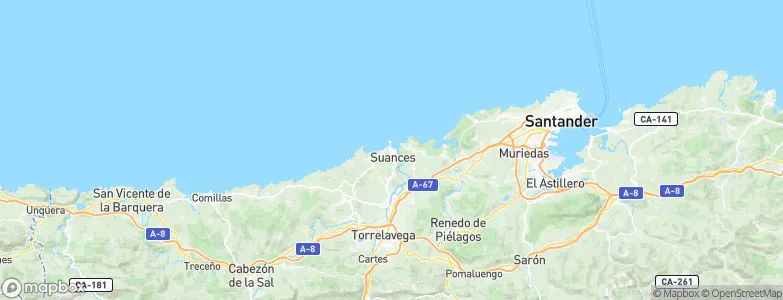 Suances, Spain Map