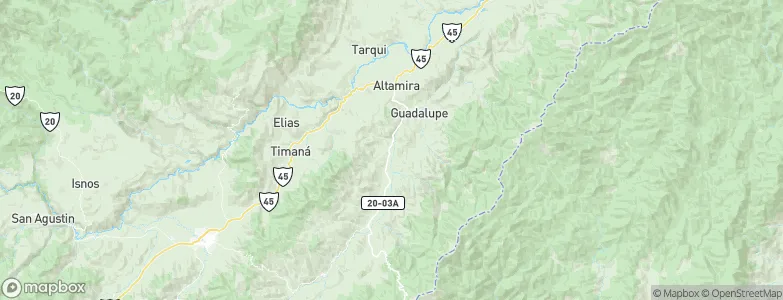 Suaza, Colombia Map