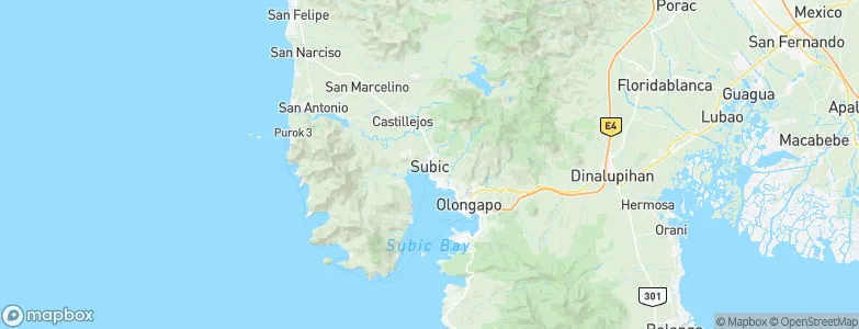 Subic, Philippines Map